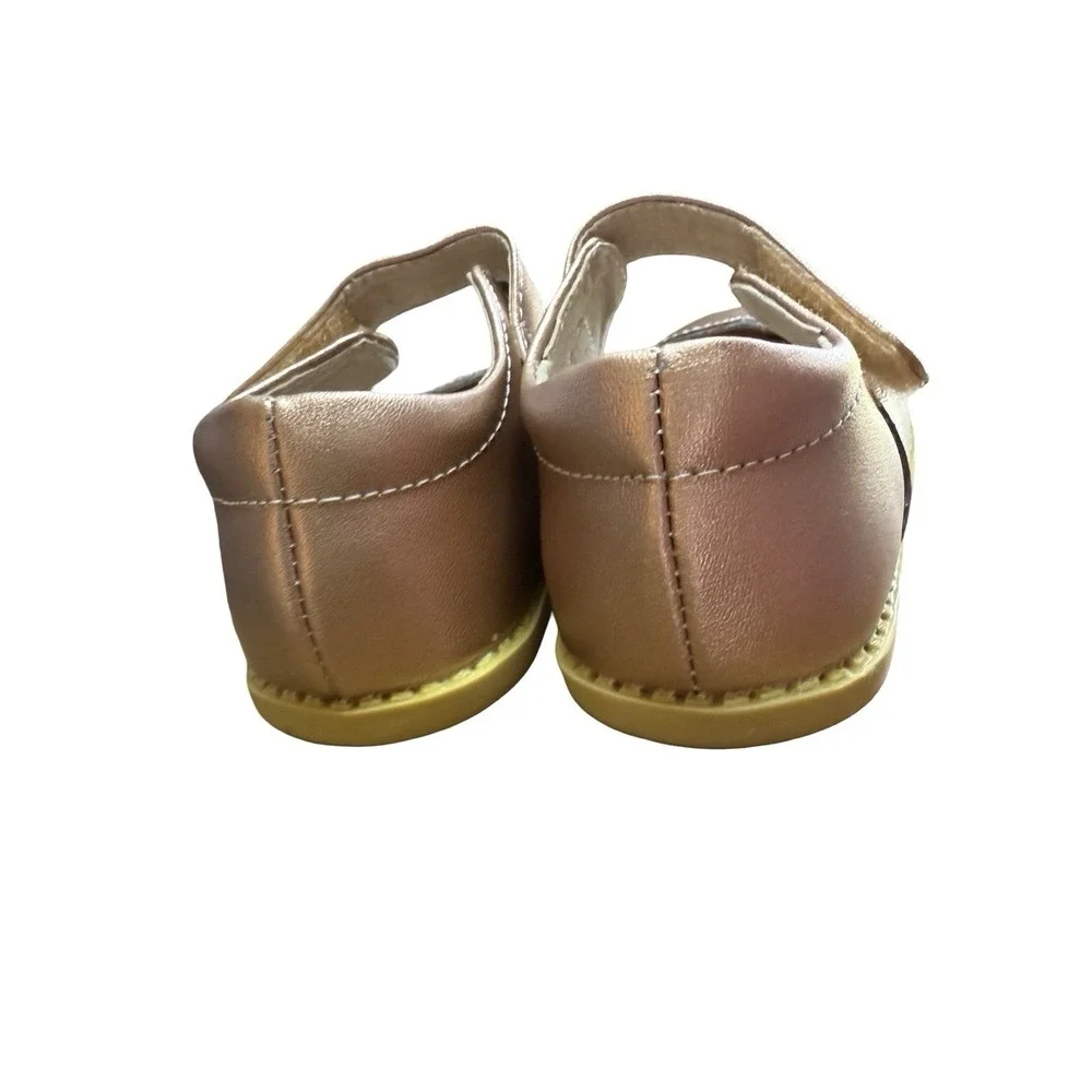 Livie & Luca lot of 2 pairs silver petals‎ size 6 rose size 7 mary janes girls